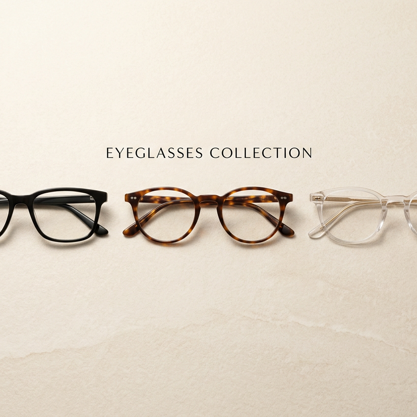 New Eyeglasses collection banner