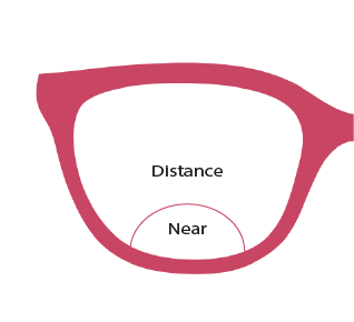 1.56 Blue Filter Bifocals High Power