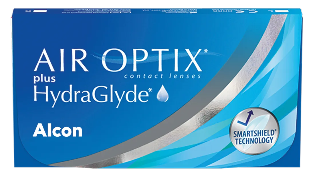 Air Optix Hydraglyde Monthly Disposable Contact Lenses by Alcon Vision/6 Lenses Per Box