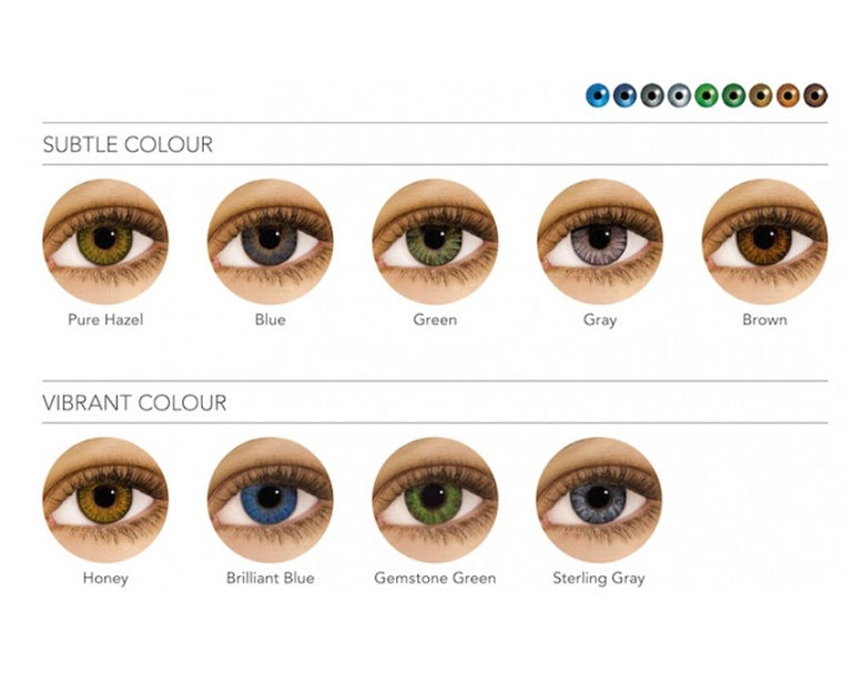 FreshLook Air Optix Color Contact Lenses by Alcon/ 2 Lenses Per Box
