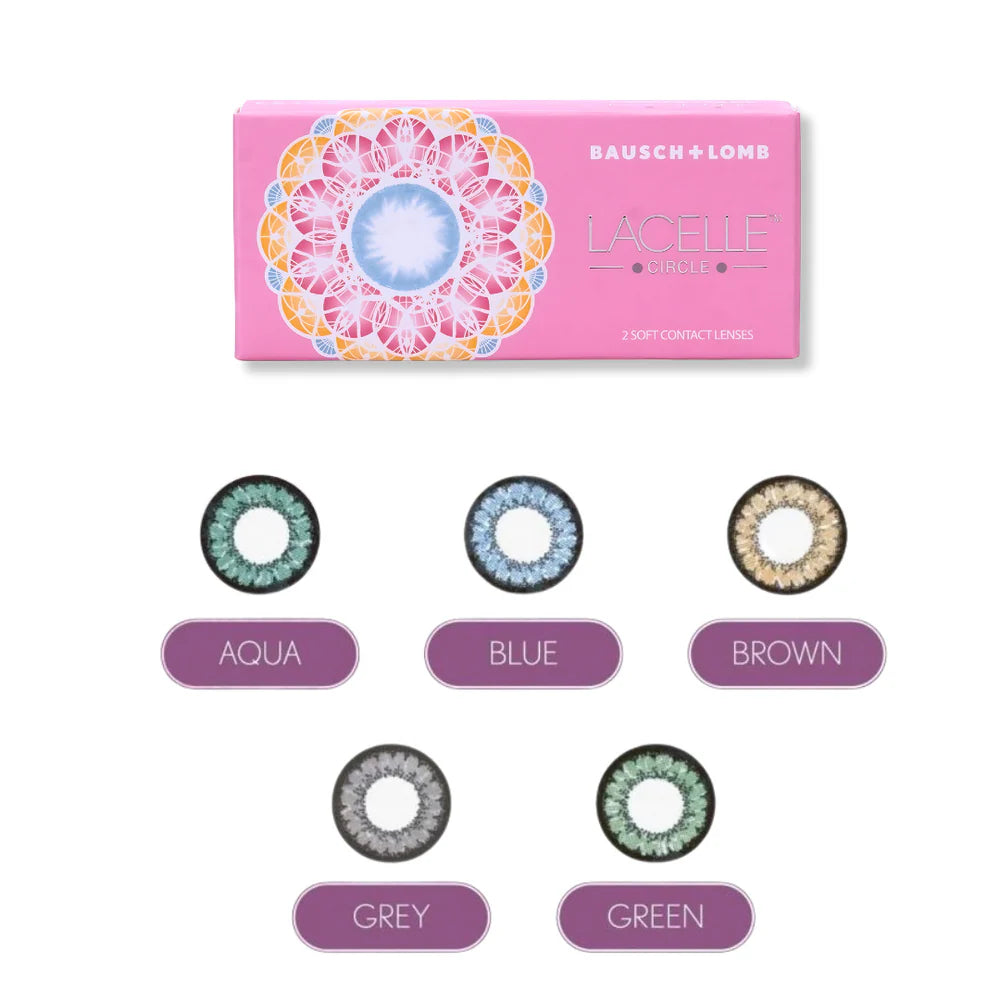 Lacelle Circle Monthly Disposable Contact Lenses by Bausch & Lomb/1 Lens Per Box