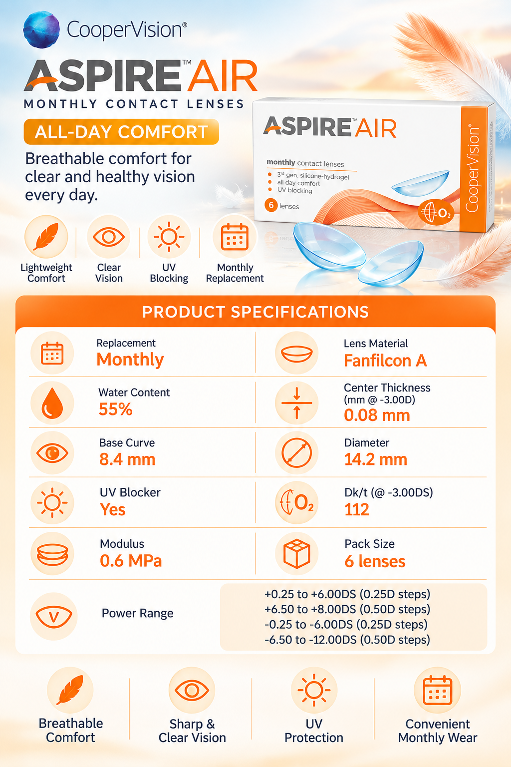 Aspire Air Monthly — 6 pack