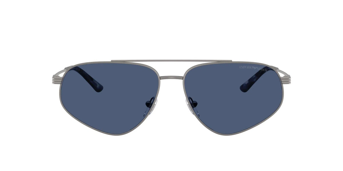 EMPORIO ARMANI 0EA2156 Sunglasses Gunmetal Grey Medium