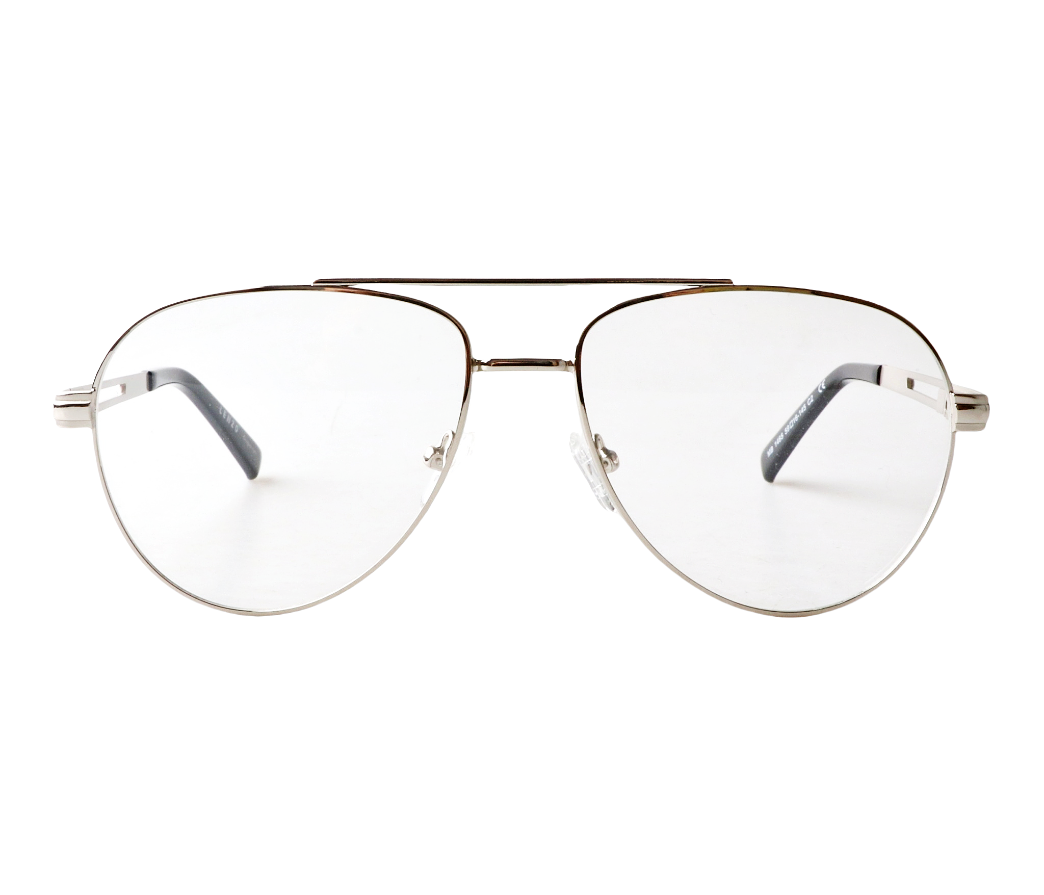 Lenzo Crystal Aviator Silver Large