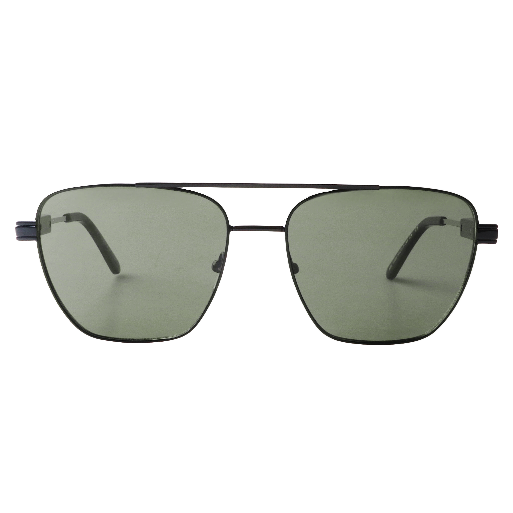 Lenzo Speedster Black Frame with Green Lenses Large