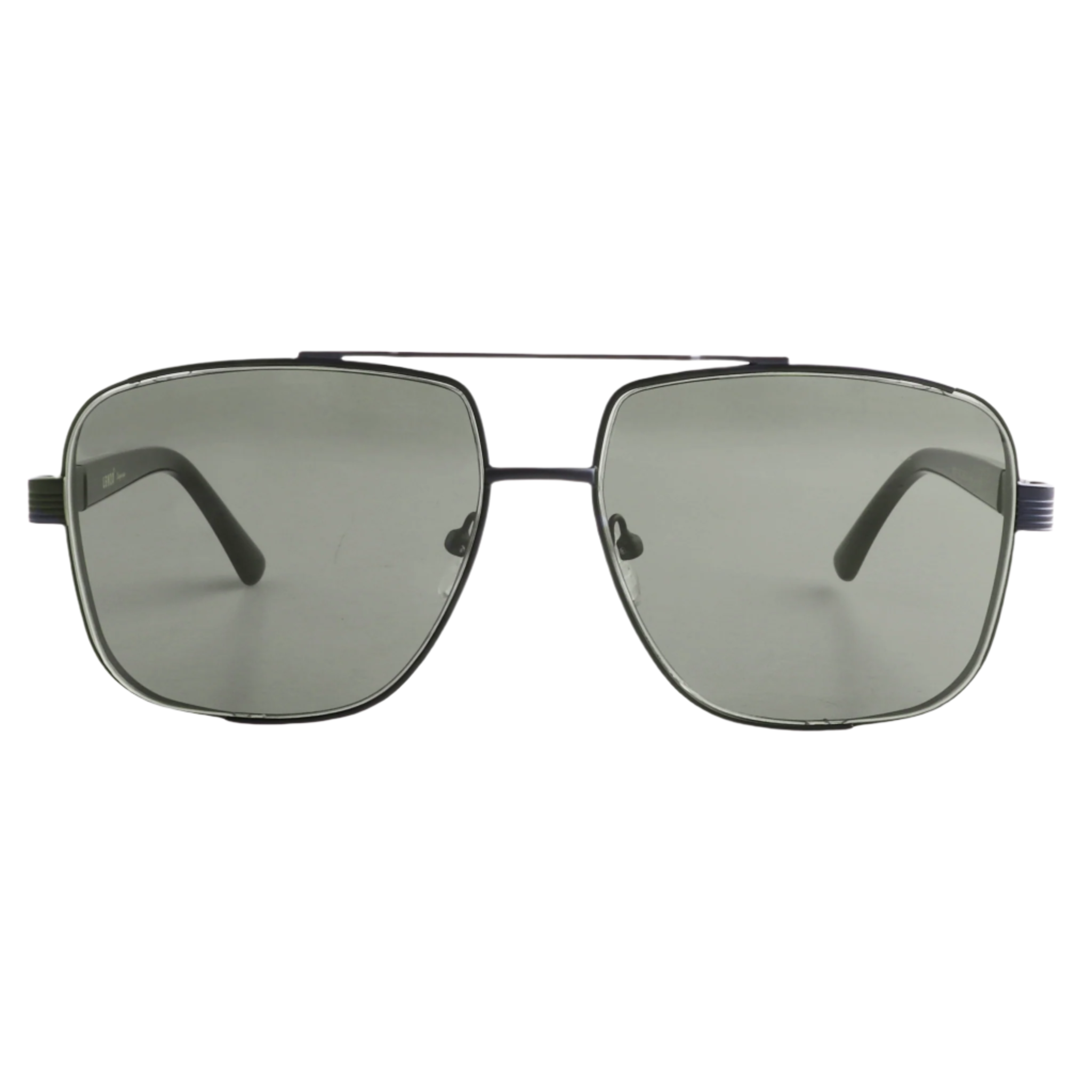 Lenzo Airforce Black Frame with Grey Lenses Large