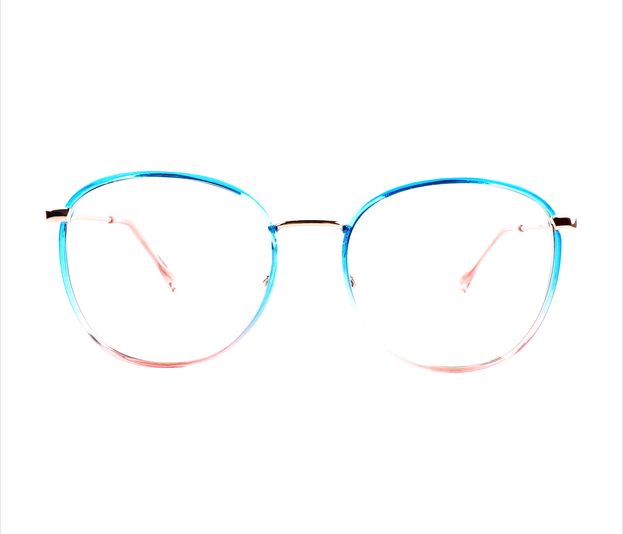 Lenzo Nostalgia Columbia Blue & Rose Gold Medium