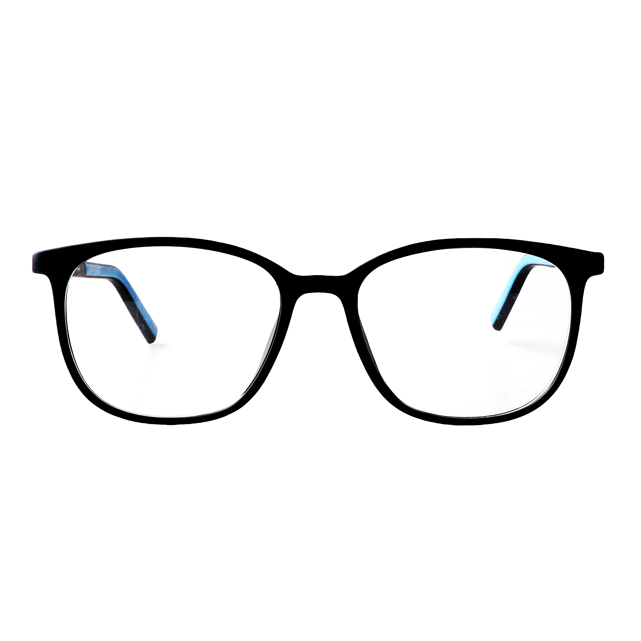 Lenzo Basics Spade Black & Macaw Blue Medium