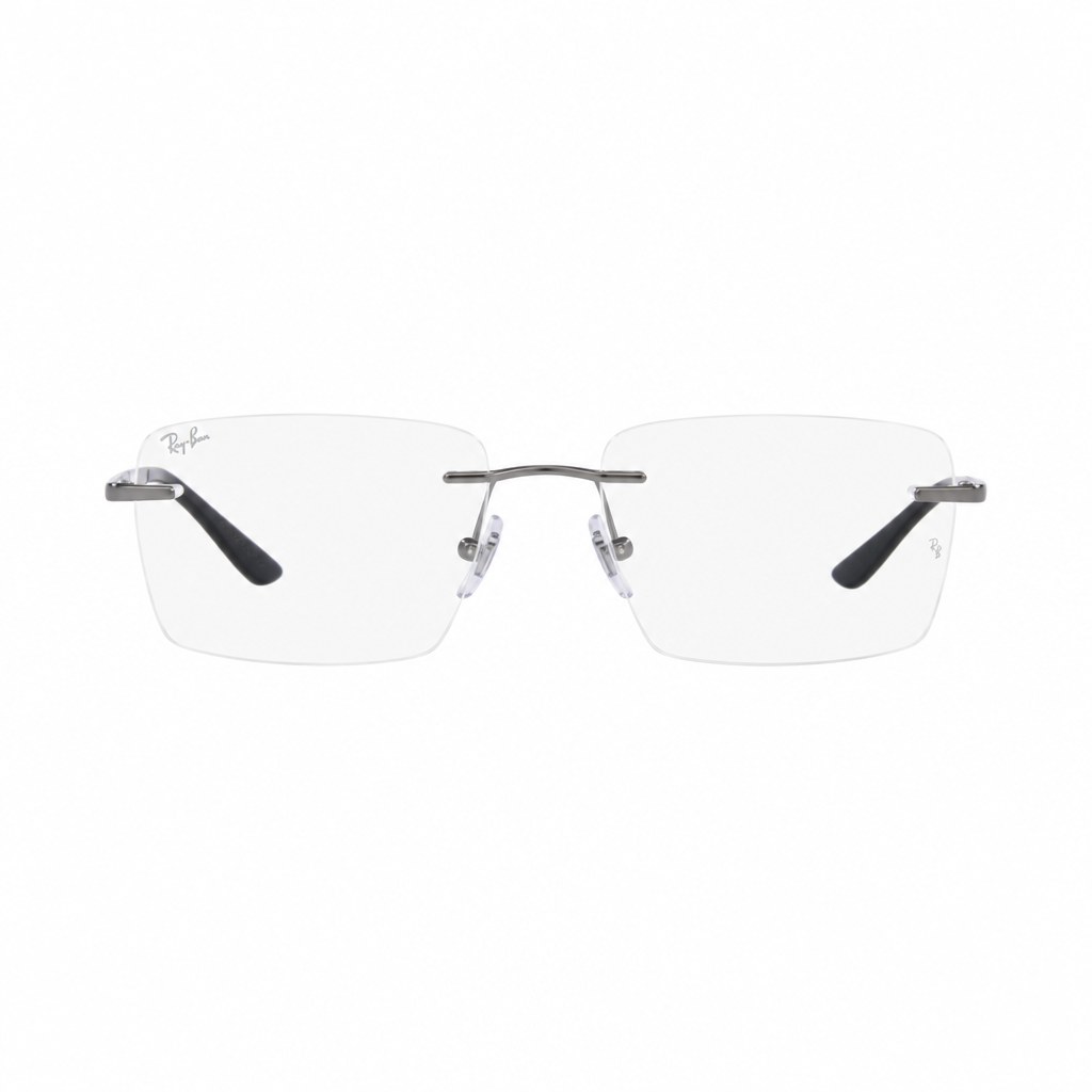 RAY-BAN Eyeglasses 0RX6506I Gunmetal & Silver Medium
