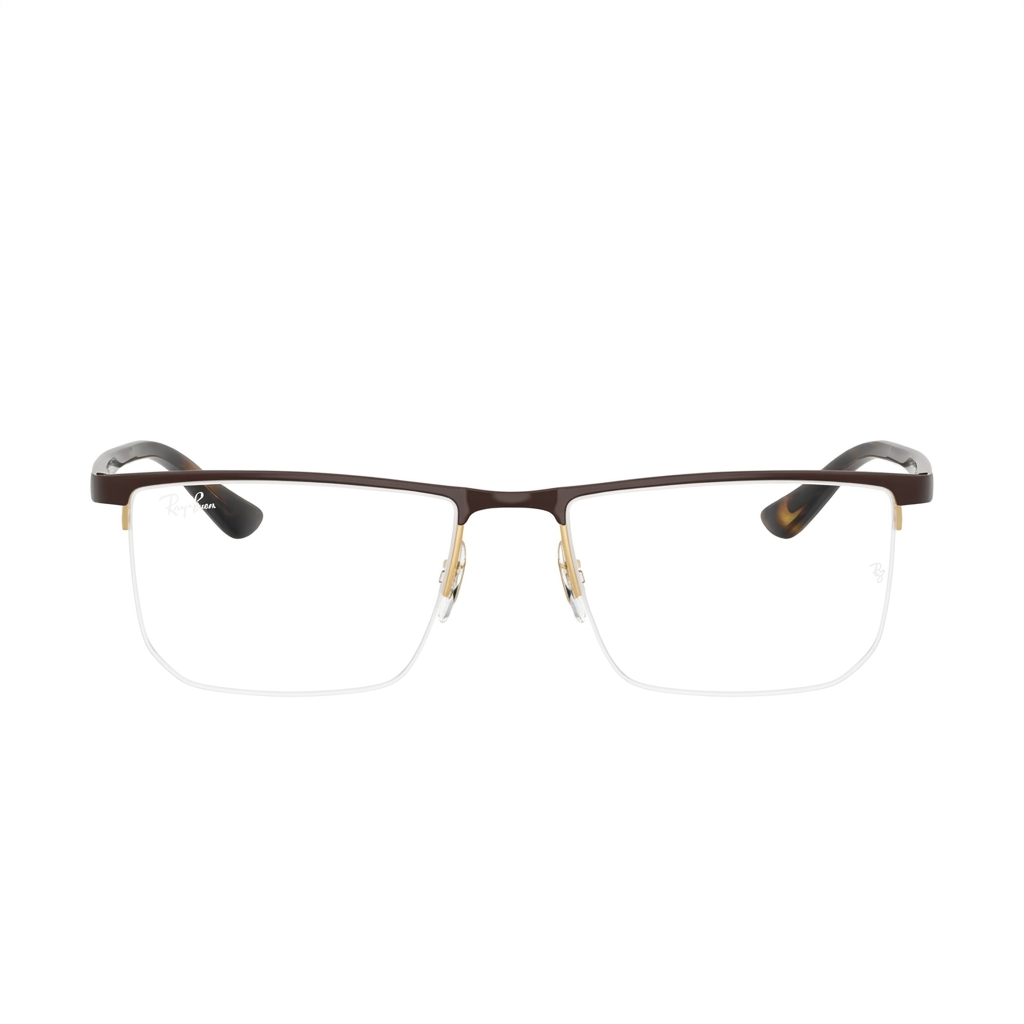 RAY-BAN Eyeglasses 0RX6555I Tortoise Brown Medium