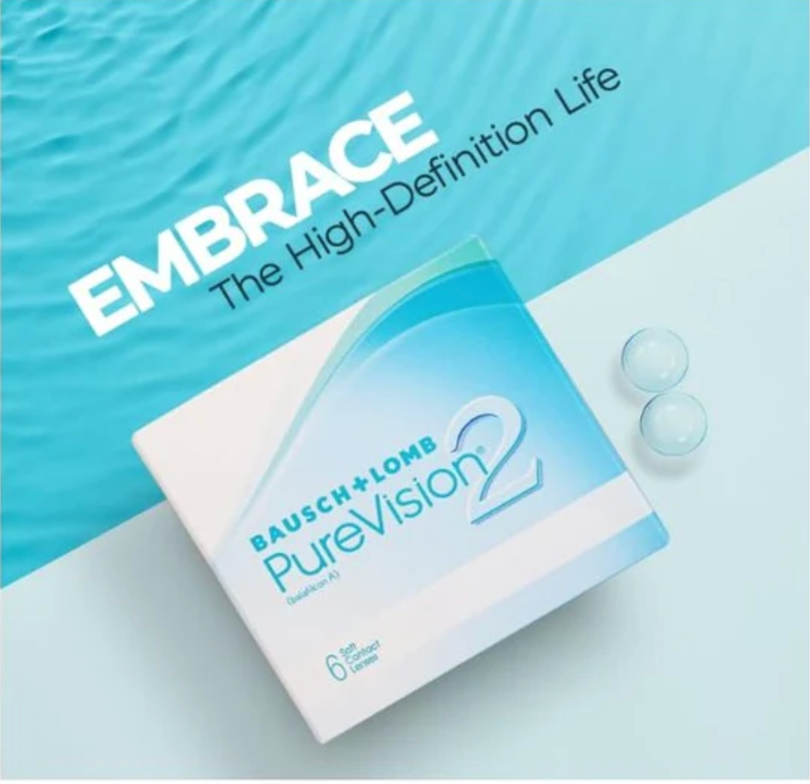 PureVision 2 Monthly — 6 pack
