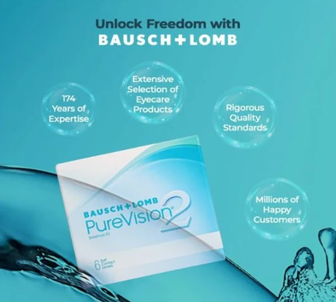 PureVision 2 Monthly — 6 pack
