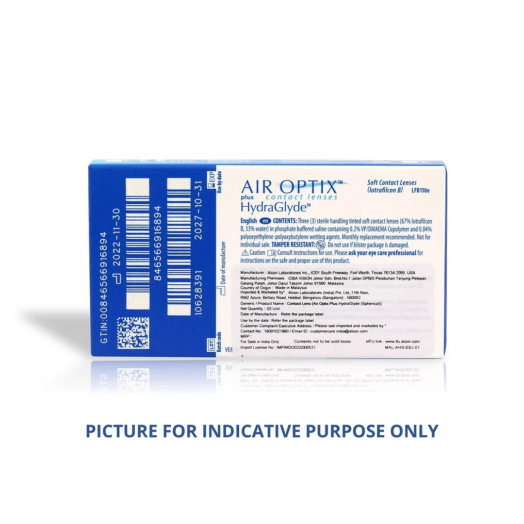 AIR OPTIX plus HydraGlyde Monthly for Astigmatism 3 pack