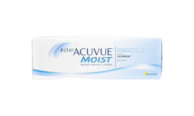 1 Day Acuvue Moist For Astigmatism By Johnson And Johnson/30 lens per Box