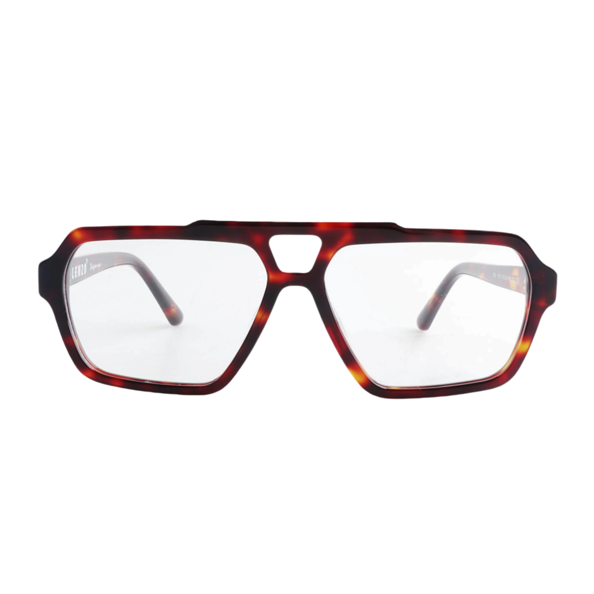 Lenzo Explorer Tortoise Brown Frame with Brown Lenses Large