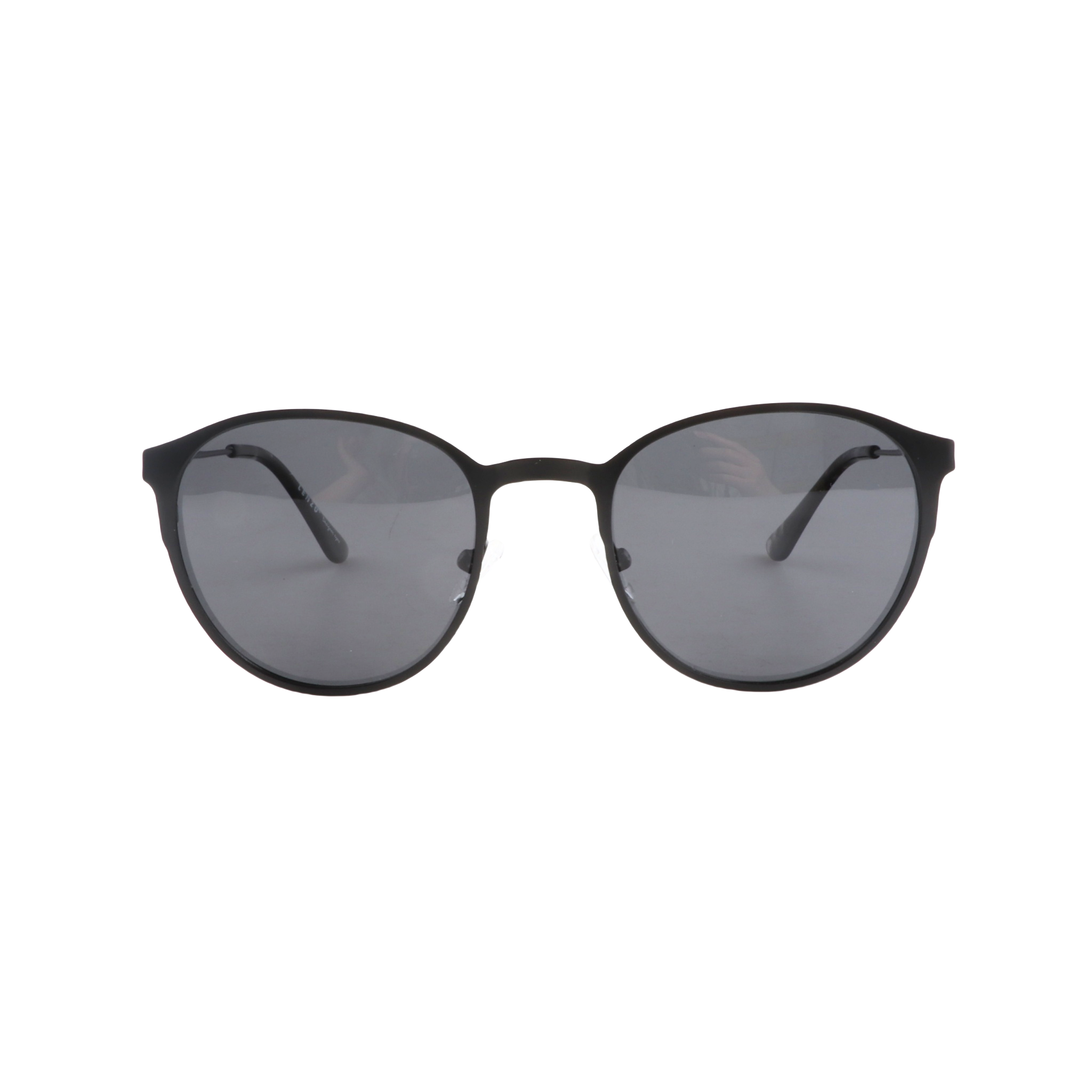 Lenzo Ebony Black Frame with Grey Lenses Medium