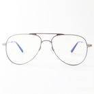 Lenzo Neutron Aviator Silver Large