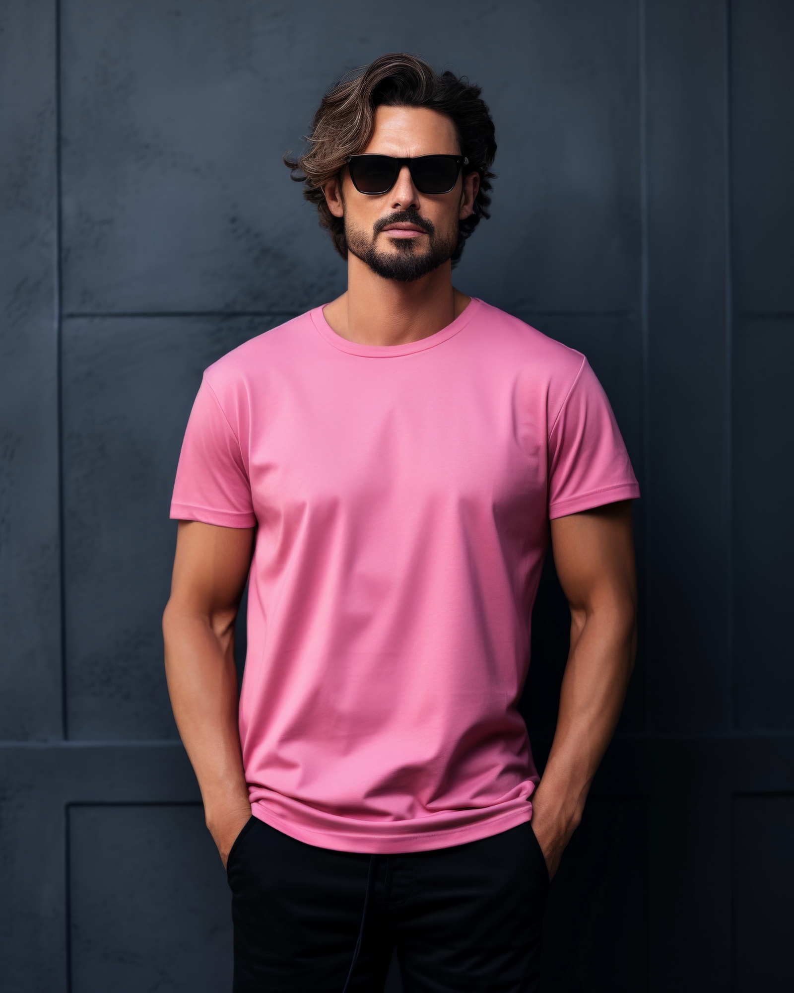 Lenzo Brand Ambassador smiling in a promotional shoot, wearing Lenzo Sunglasses