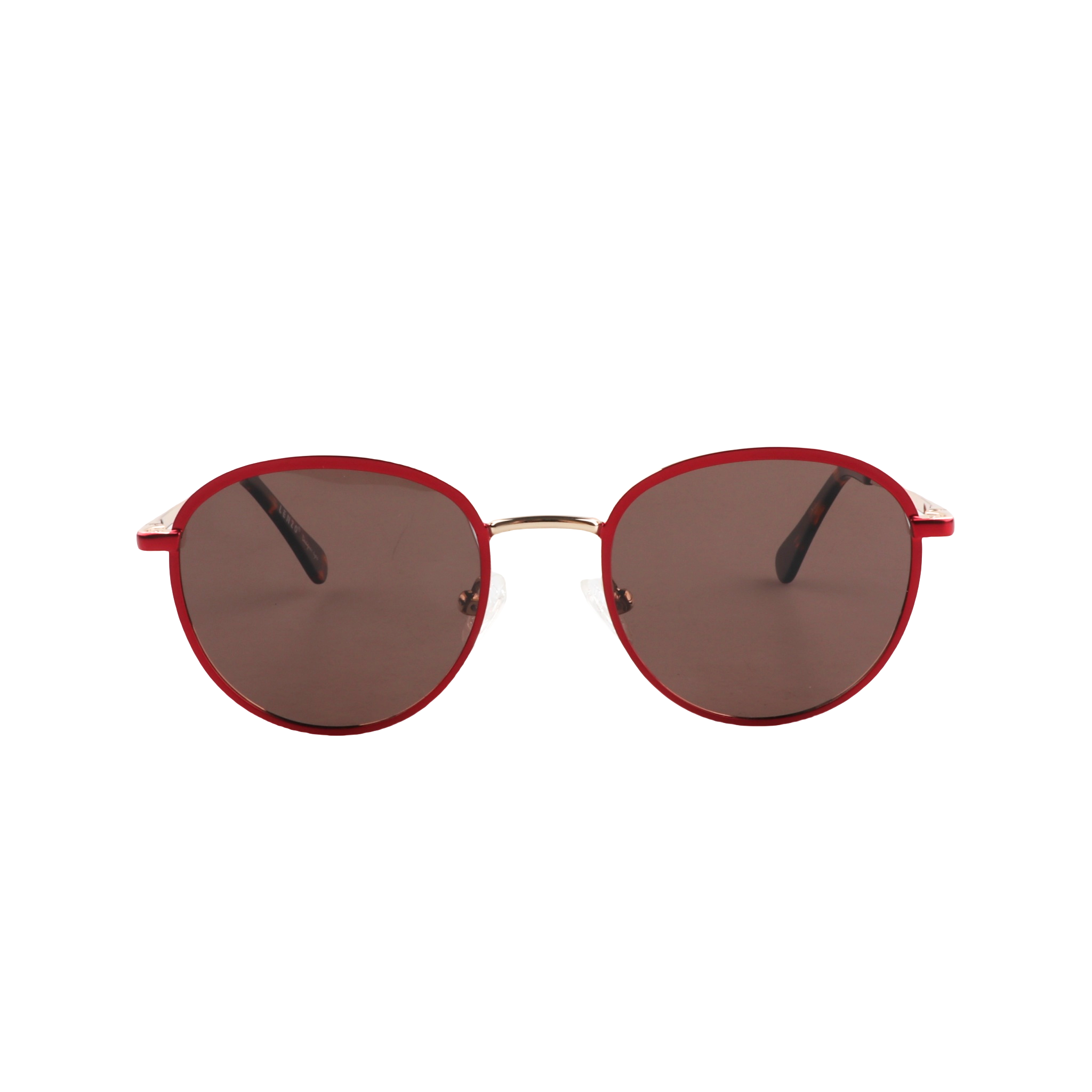Lenzo La Salle Brownish Red frame with Brown lenses Medium