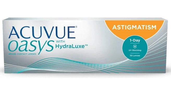 ACUVUE OASYS 1-Day for Astigmatism with HydraLuxe — 30 Pack