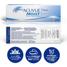 Daily Disposable Acuvue Moist By Johnson And Johnson/10 Lens per Box