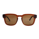 Lenzo Torpedo Brown Frame with Brown Lenses Medium