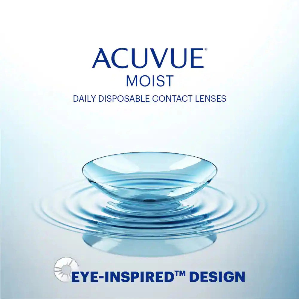 Daily Disposable Acuvue Moist By Johnson And Johnson/10 Lens per Box