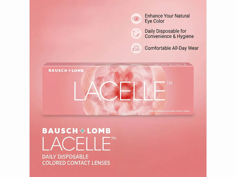 Lacelle Daily Zero Power Contact Lenses | Bausch & Lomb | 10 Lenses