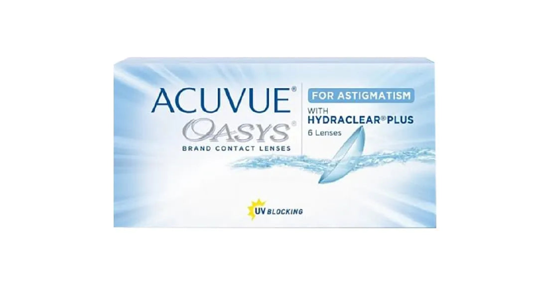 Bi-Weekly Disposable Acuvue Oasys Toric Lenses By Johnson And Johnson/6 lens per Box