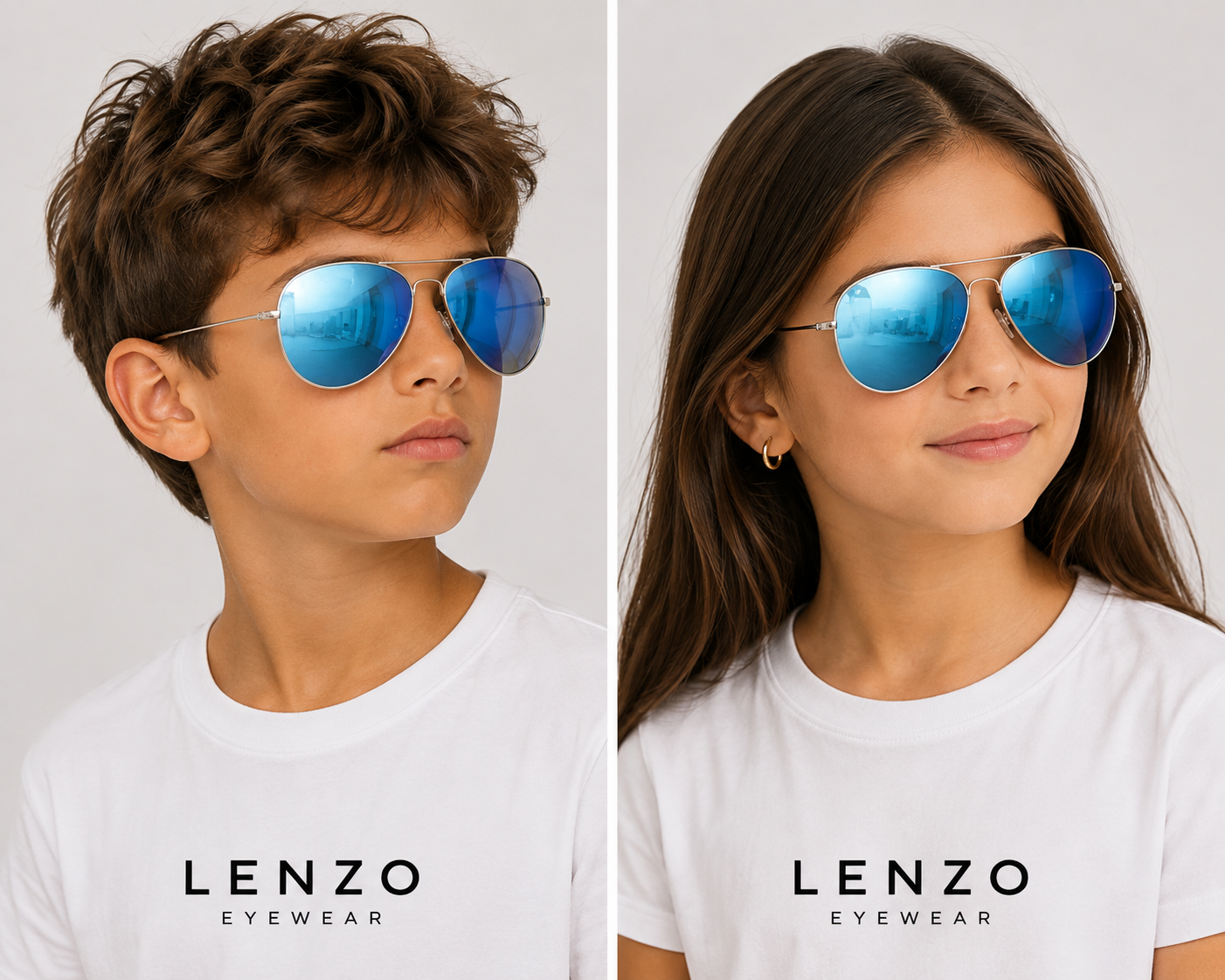 Lenzo Stizza Aviator Columbia Blue 8-14 years
