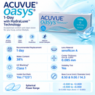 ACUVUE Oasys 1-Day with HydraLuxe — 30 pack