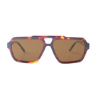 Lenzo Explorer Tortoise Brown Frame with Brown Lenses Large