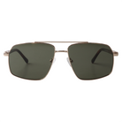 Lenzo Paradise Gold Frame with Green Lenses Large