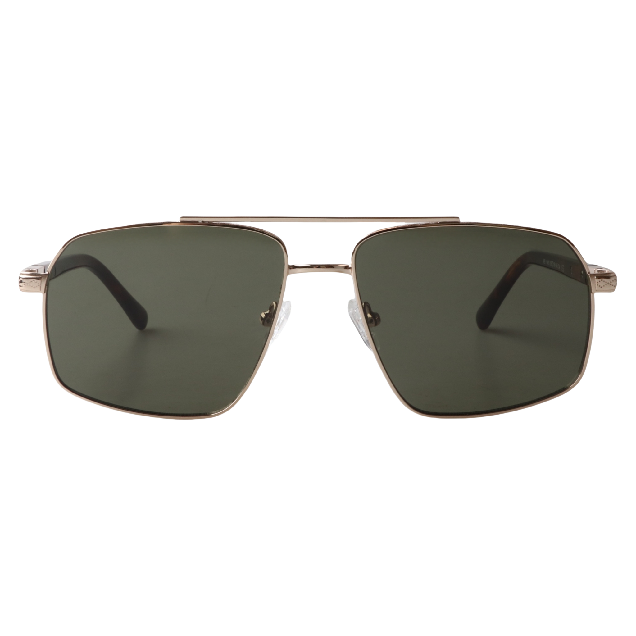 Lenzo Paradise Gold Frame with Green Lenses Large