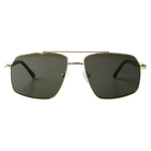 Lenzo Paradise Black Frame with Green Lenses Large