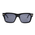 Lenzo Shadow Black Frame with Blue Grey Lenses Medium