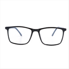 Lenzo Classics Lava Eyeglasses | Unisex Eyewear Black & Blue Medium