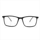 Lenzo Classics Lava Eyeglasses | Unisex Eyewear Black & Grey Medium