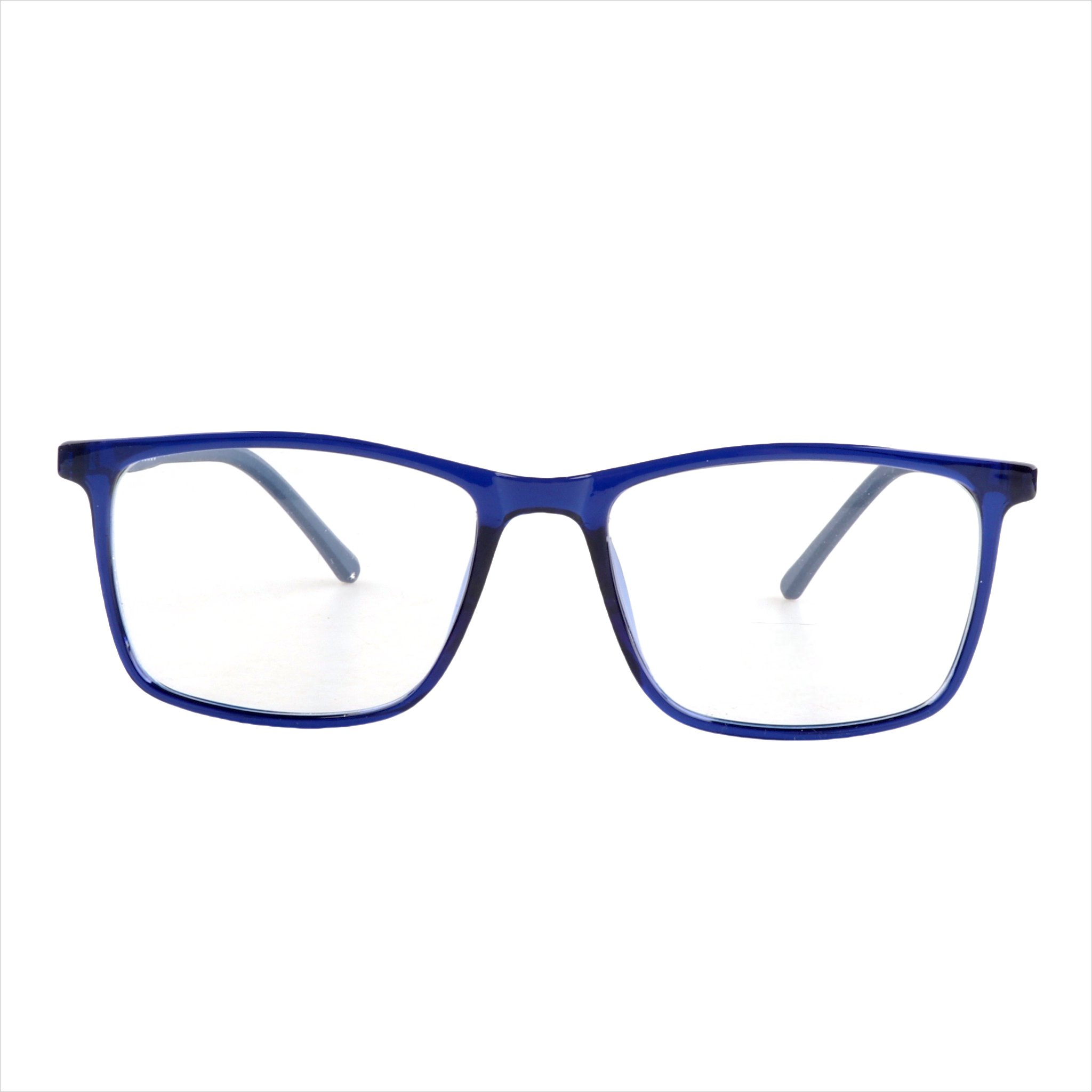 Lenzo Classics Lava Eyeglasses | Unisex Eyewear Blue & Black Medium