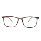 Lenzo Classics Lava Eyeglasses | Unisex Eyewear Brownish Grey Medium