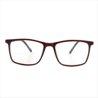 Lenzo Classics Lava Eyeglasses | Unisex Eyewear Brown Medium
