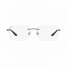RAY-BAN Eyeglasses 0RX6506I Gunmetal & Silver Medium