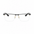 RAY-BAN Eyeglasses 0RX6555I Black & Gold Medium