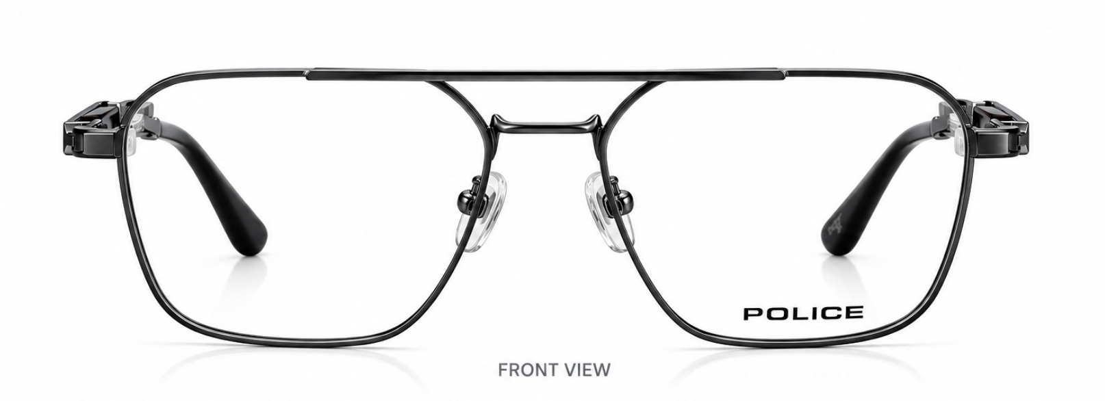 POLICE EYEGLASSES VPLT27K Black Medium