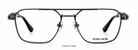 POLICE EYEGLASSES VPLT27K Black Medium