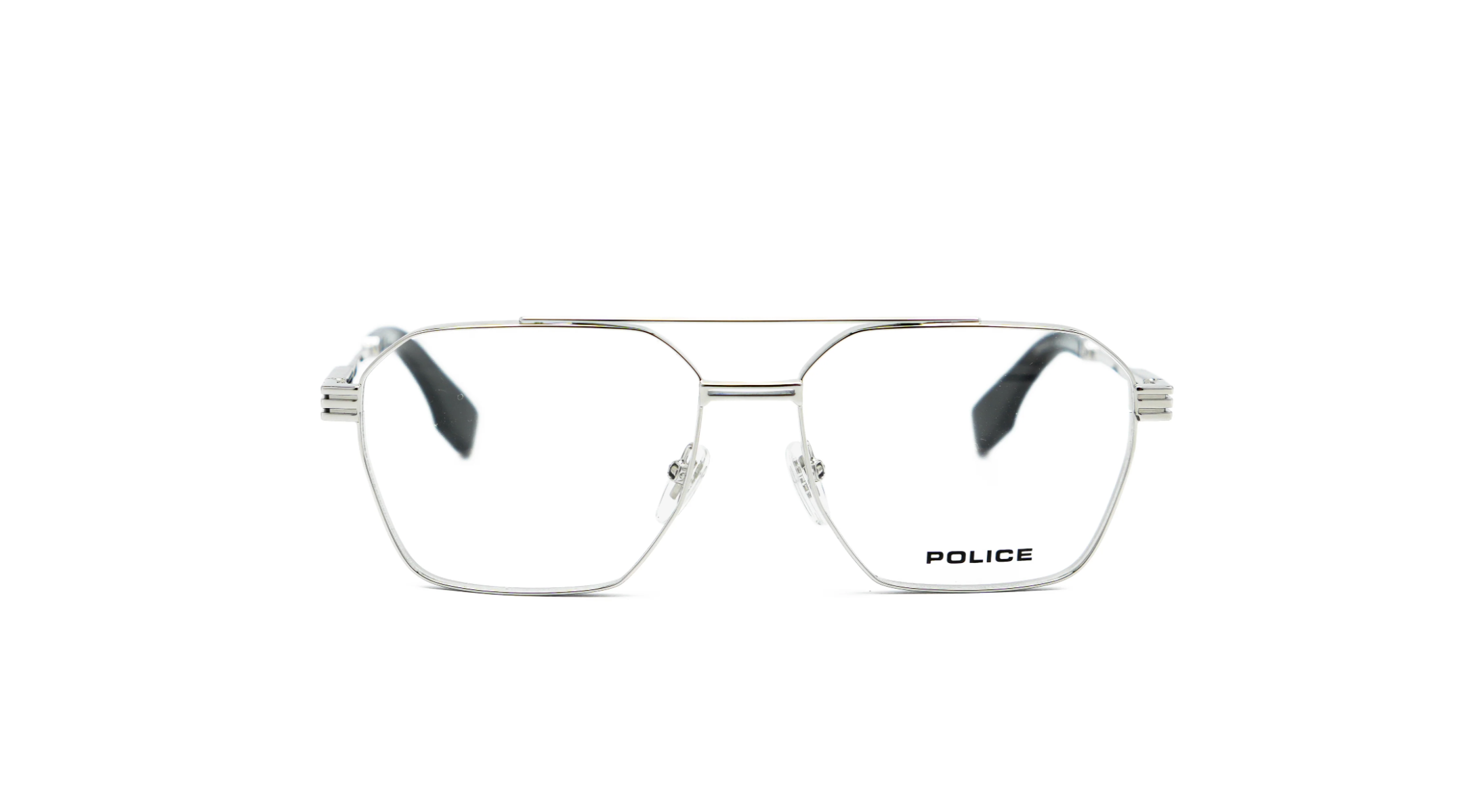 POLICE EYEGLASSES VPLQ 76K Silver Medium
