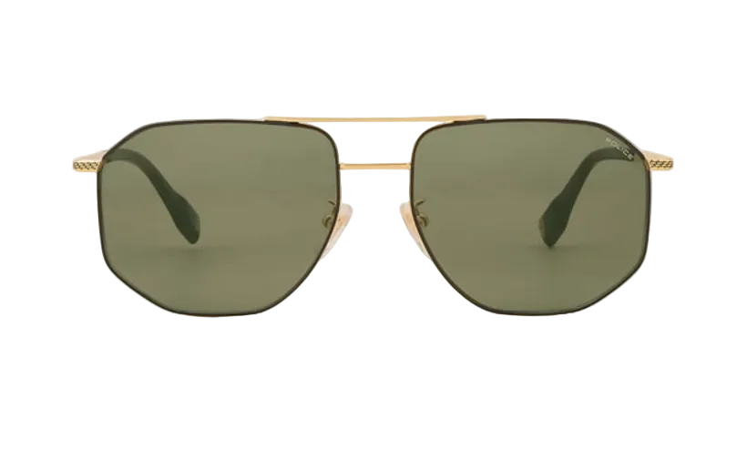 POLICE SUNGLASSES SPLR76K Gold Medium