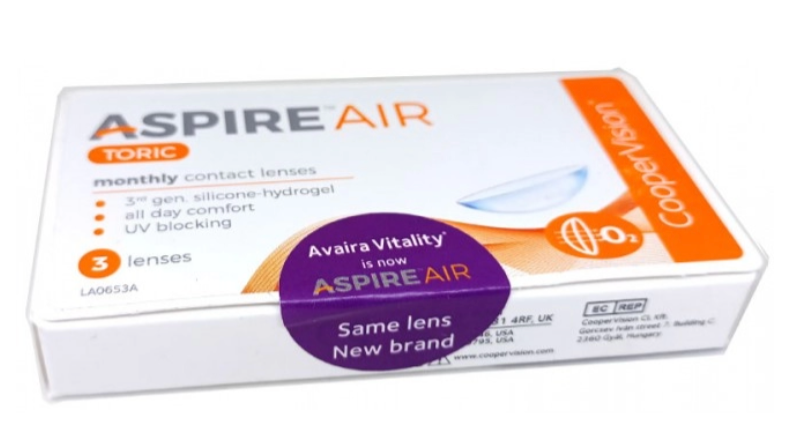 Aspire Air Toric Monthly — 3 pack