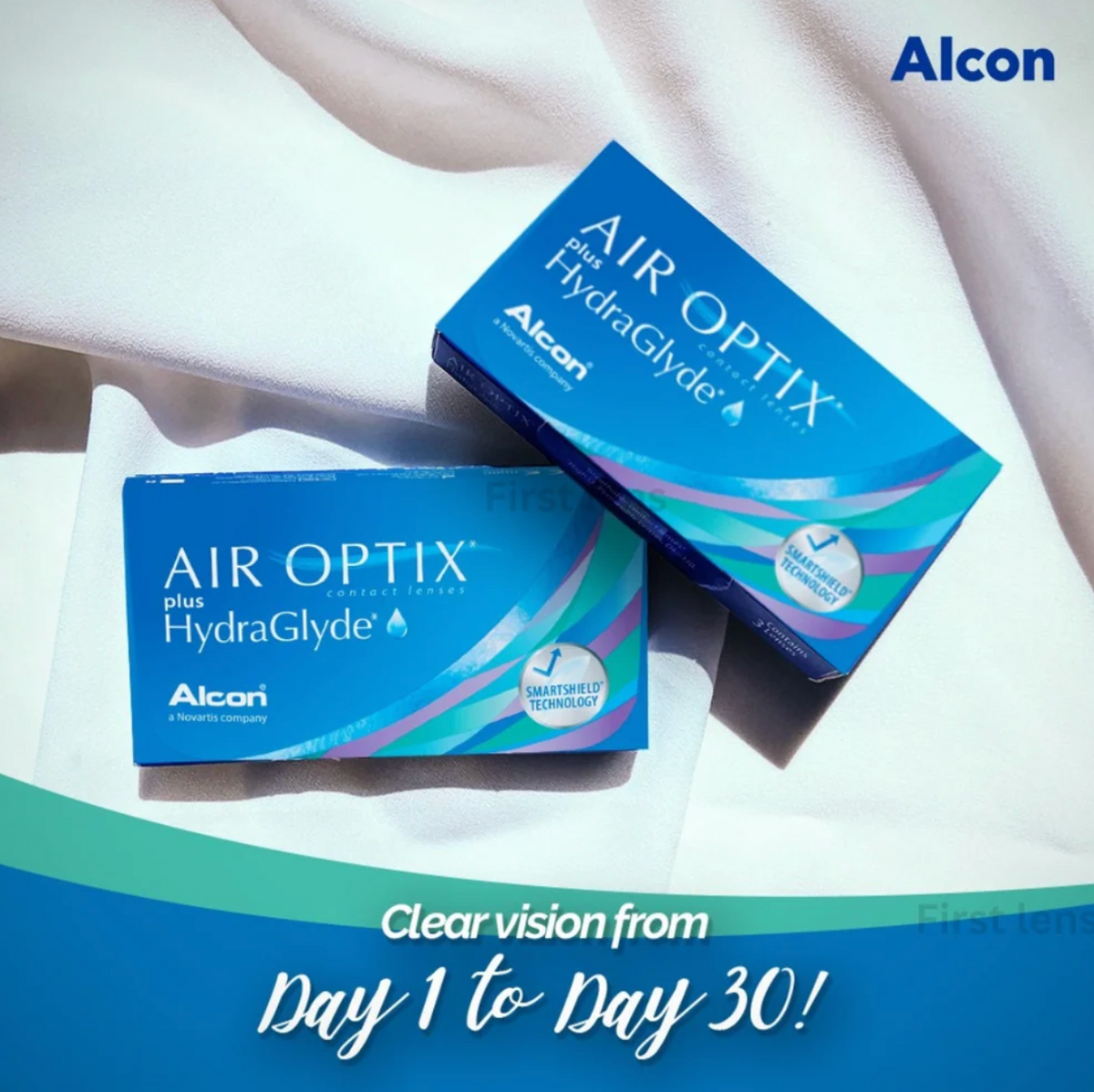 AIR OPTIX plus HydraGlyde Monthly — 3 pack