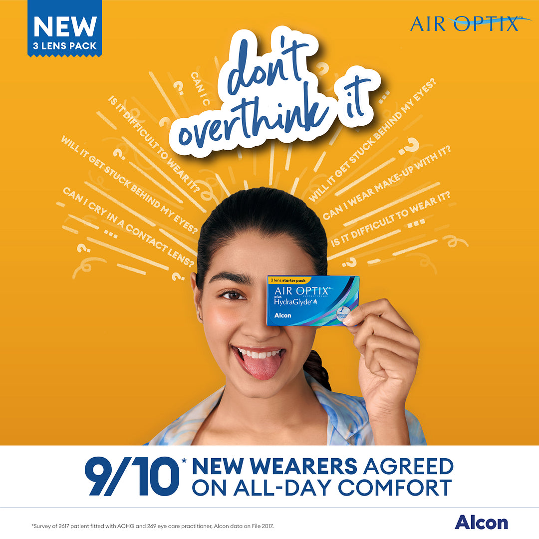 AIR OPTIX plus HydraGlyde Monthly for Astigmatism 3 pack